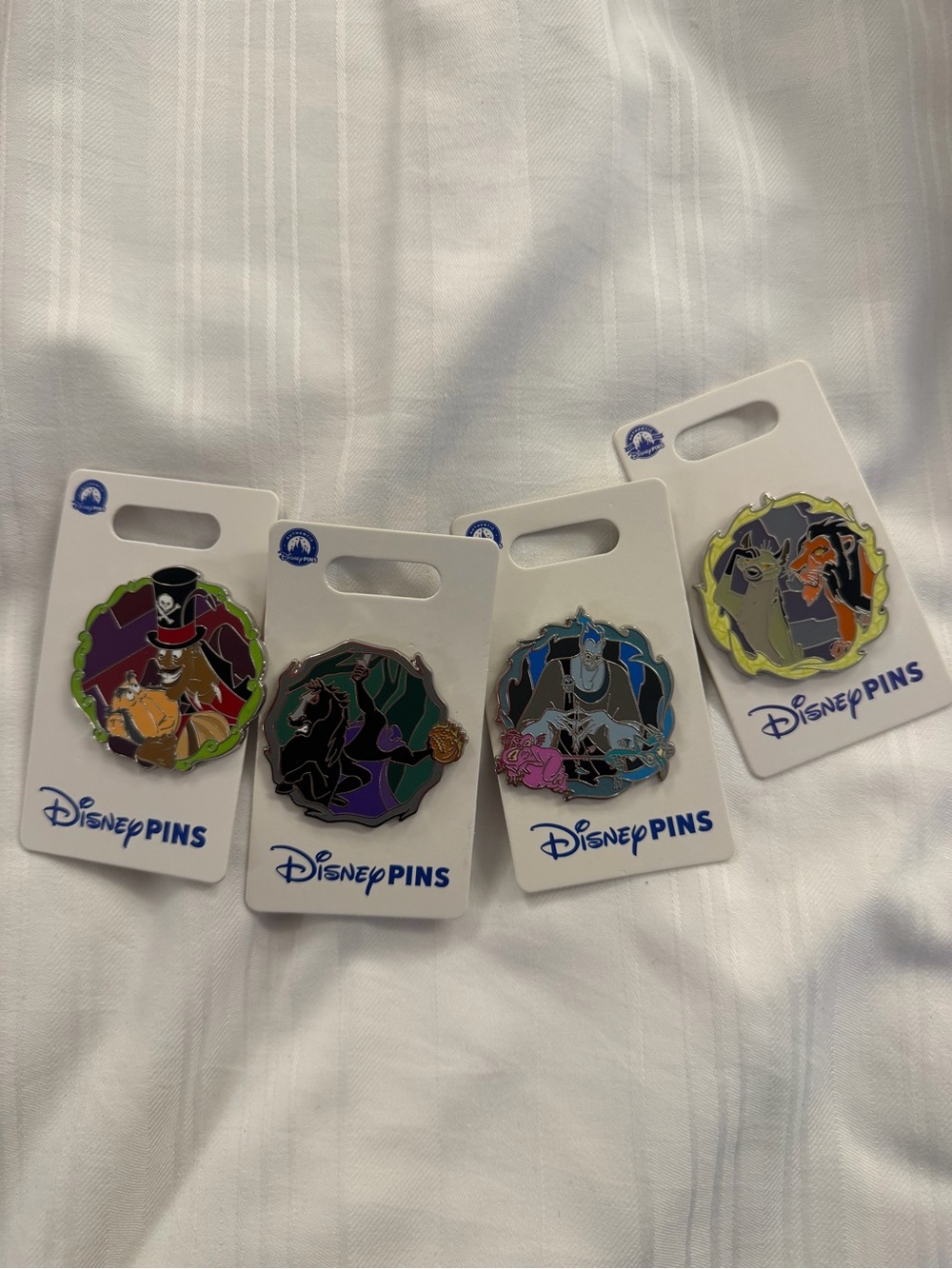 Disney Accessories - Multi-Color Disney Villain Enamel Pin Set
